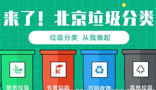 北京垃圾分类新规明年5月实施 个人违规将"教罚并举"