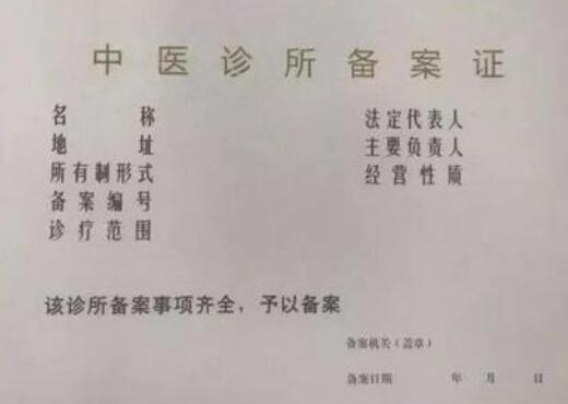 中医诊所备案管理暂行办法最新版2020【全文】