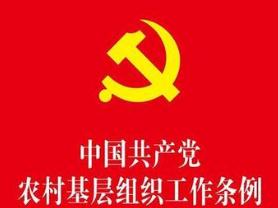中国共产党农村工作条例最新版